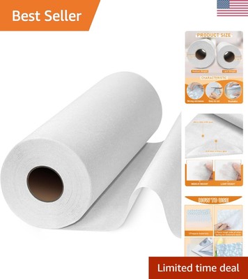 Easy-Use White Iron-On Non-Woven Interfacing - 11.6'' x 30yd for Various Projects