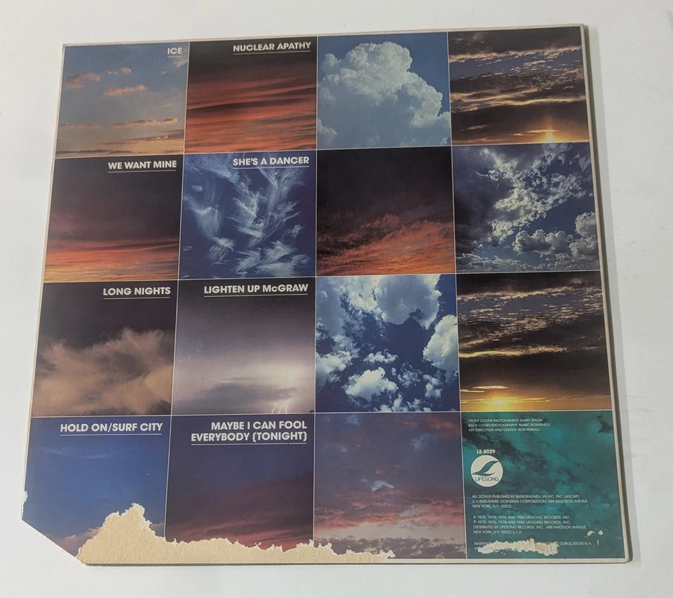 CRACK THE SKY Classic Crack LS8029 LP SIGNED BY JOHN PALUMBO - Image 2 of 4