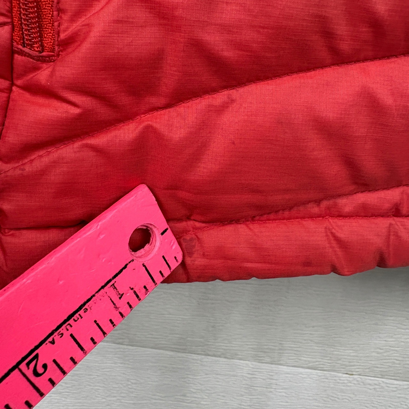 Patagonia Womens Down Sweater Jacket Coral Red green nano Puffer 84682 Small thumbnail 15