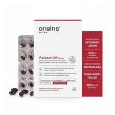 Origins Nutra Astareal Astaxanthin 4mg Antioxidant Energy 28 Softgels