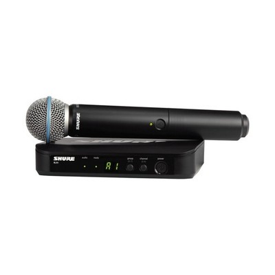 Shure BLX24/B58 BLX Wireless Vocal System w/ Beta 58A (H9: 512 to 542 MHz)