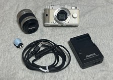 Pentax Q 12.4MP Digital SLR Compact Camera White 02 Standard Zoom Lens r Q