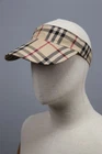 BURBERRY LONDON Authentic Nova Check Canvas Cotton Visor Mens Size 54-59 cm