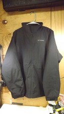 Columbia city trek Men's Black Size Large Fleece lined Jacket
