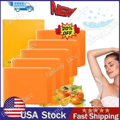 #ad #ad 1 5PC Swarva Persimmon Soap Bar Body Odor Control Deodorant Soap for Men amp; Women $29.99