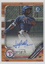 2019 Bowman Orange Refractor 20/25 Julio Pablo Martinez #BMA-JPM Auto 13iq