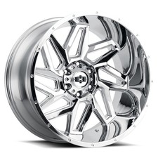 One 20x12 Vision 361 Spyder 5x5.55x139.7 -51 Chrome Wheel Rim 108