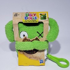 Ugly Dolls Lime Green OX To-Go 5" Stuffed Plush Purse Backpack Clip Hasbro