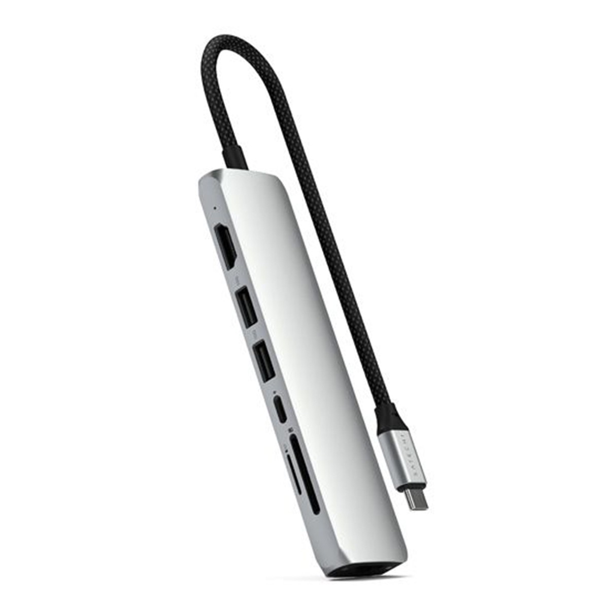 Adaptateur Multiport USB-C Satechi Argent pour le Télétravail et les Déplacements Pro