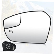 Driver Left Side Heated Mirror Glass, Fit For Ford Escape Driver Side Left 