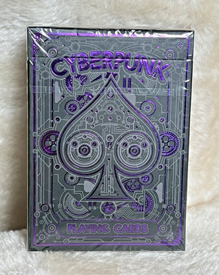 Cyberpunk Purple Playing Cards - Elephant Playing  Cards - WJPC