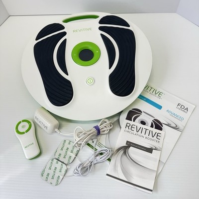 Revitive Medic Circulation Booster Foot Massager w/ Remote & Adapter Tested