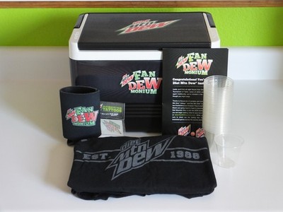 2010 Diet Mountain Dew Fandewmonium Igloo Cooler mtn mt dew
