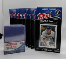 10 Pack of 2014 San Diego Padres Team Card Set with 25 Top Loader Wholesale