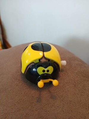 Yellow Lady Bug Wind Up Toy works 
