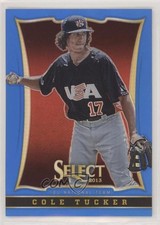 2013 Panini USA Baseball Box Set Select Blue Prizm Preview /199 Cole Tucker z6b