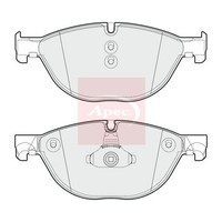 Apec BremsbeläGe Vorne FüR BMW 5Er Touring F11 2009-2017 (R90) Mit Federsatz