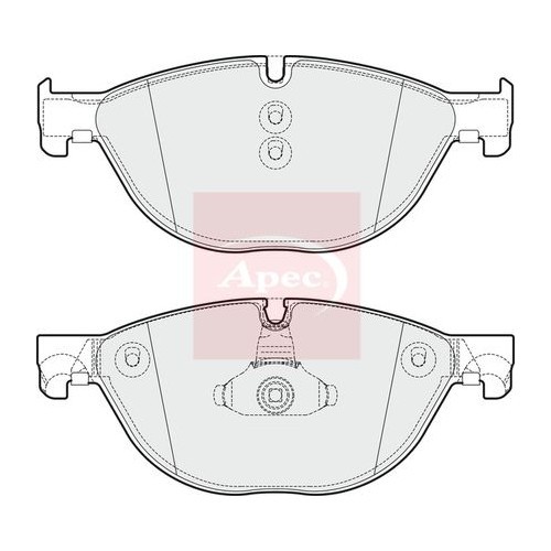 Apec BremsbeläGe Vorne FüR BMW 5Er Touring F11 2009-2017 (R90) Mit Federsatz-image