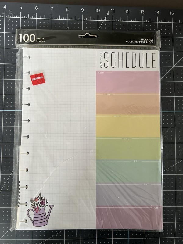 Me & My Big Ideas The Happy Planner Big Pastel Block Pad