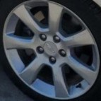 2016 ATS OE Wheel Sdn 17x8 7 Spoke Silver Opt R1U Cadillac