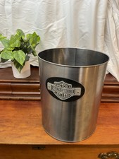 Harley Davidson Stainless Steel Trash Can, Wa...