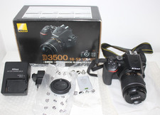 Nikon D3500 24.2MP with 18-55mm VR Lens DSLR Camera - Boxed Shutter Count: 130!