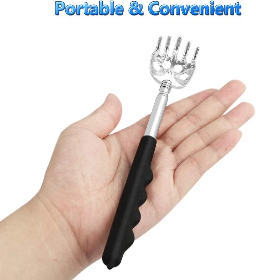 6 Pack Telescoping Back Scratchers with Rubber Handles in Assorted Colors - Image 4 of 4