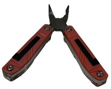 Snap-On Tools Multi-Tool Folding Pocket Knife w/ Pliers Kickstand Red 4-Function