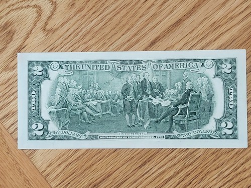 2003 $2 BEP ISSUED PHILADELPHIA STAR NOTE C00005153* UNC/GEM LOW SERIAL - Picture 2 of 5