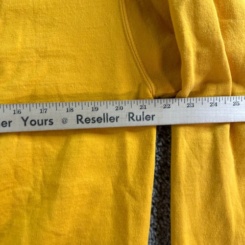 Virginia Commonweath Rams VCU Sweatshirt Mens Medium Yellow Blue Champion - Picture 8 of 9