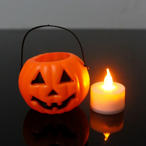Halloween LED Pumpkin Lantern LED Light Lamp Lantern Halloween Decor LED Lantern - Picture 11 of 15