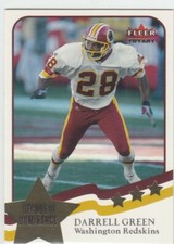 2002 Darrell Green Fleer TIFFANY GLOSSY Parallel /225 - #249 Washington Redskins