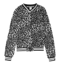 Victorias Secret Limited Release PINK Sherpa Bomber Jacket Leopard Sold Out -XS