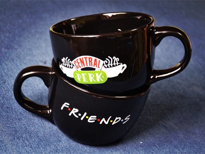 Tv Series Friends Central Perk Coffee Mug Black Big Mouth Bowl Ceramic Cup Gift Ebay