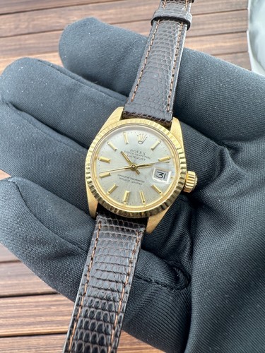 Rolex Lady-Datejust 6916 25mm 18k Yellow Fully Original Women's Watch - Picture 3 of 14
