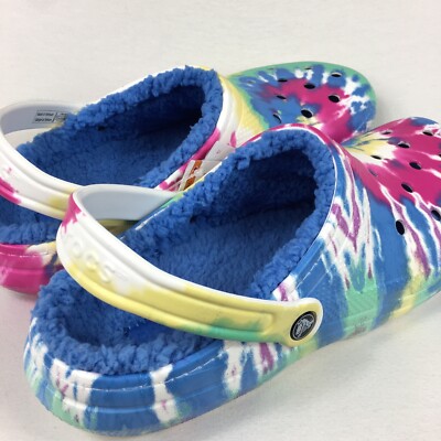 CROCS CLASSIC LINED SPRAY DYE Unisex Clogs Multicolor Size  display picture 1