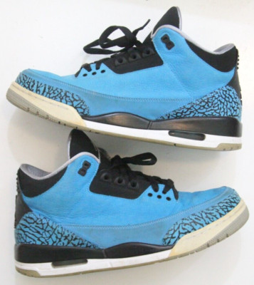 Nike Air Jordan 3 Retro Powder Blue size 11 136064-406 OG III