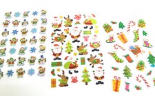 Fun Christmas Xmas Stickers for Kids - for Craft, Card-making  Decoration