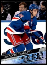 Brandon Crawley 2020-21 Upper Deck Young Guns RC #464 New York Rangers