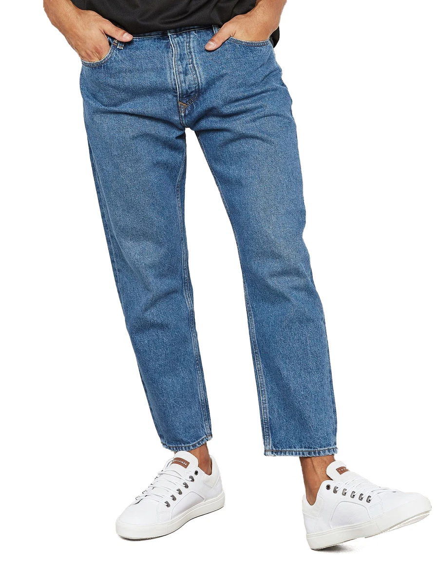 Zozo Men's Cropped Blue Jeans | eBay