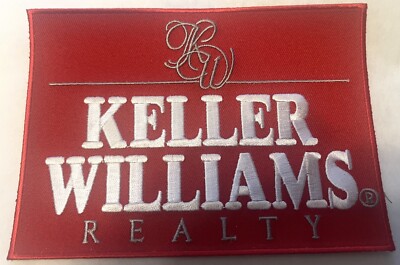 Keller Williams Realty Embroidered Iron on Patch 4'' X 5 3/4'' New Old Stock