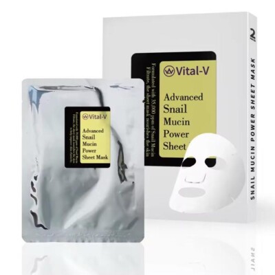 Vital -V Advanced Snail Mucin Power Face Sheet Mask
