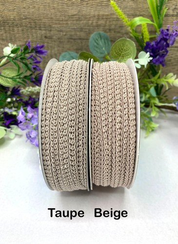 6mm scrolled gimp braid trim narrow upholstery trim doll house sewing light thin - Picture 12 of 77