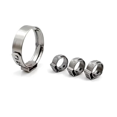 1 Ohr Schlauchschellen Schlauch Klemmen Klemmschellen Ohr Schellen Edelstahl V2A