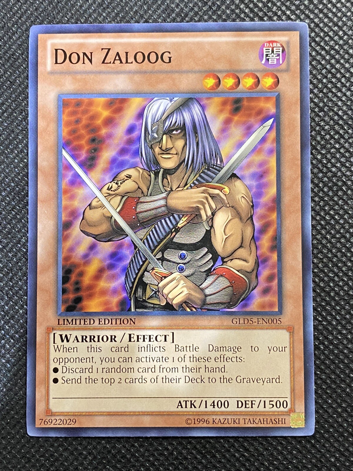 3x YUGIOH DON ZALOOG SECRET RARE SGX1-ENI04 1ST ED PLAYSET