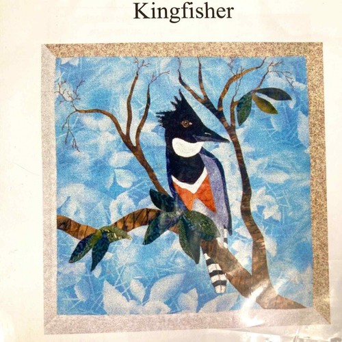Vintage Kingfisher Applique Quilt Pattern from Birds in Full View Collection - Picture 2 of 3