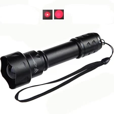 UniqueFire T20 Red LED Zoomable Single Mode Hunting Flashlight Torch