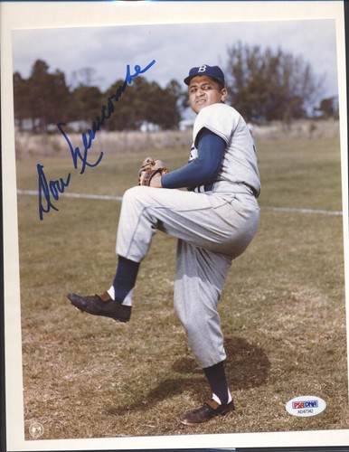 Posten 45 handsignierte AUTO Baseball 8x10 Fotos Dodgers & Yankees ALLE PSA/DNA - Bild 13 von 24