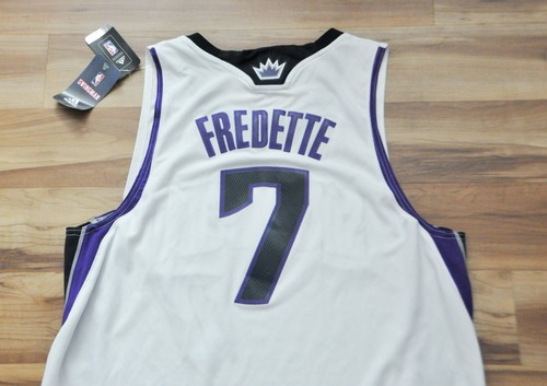 Jimmer Fredette Sacramento Kings Adidas Trikot Swingman weiß NBA genäht Herren L neu mit Etikett - Bild 10 von 16