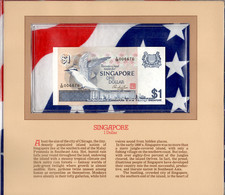 Most Treasured Banknotes Singapore 1976 1 Dollar P-9 UNC Low # E/99 006676